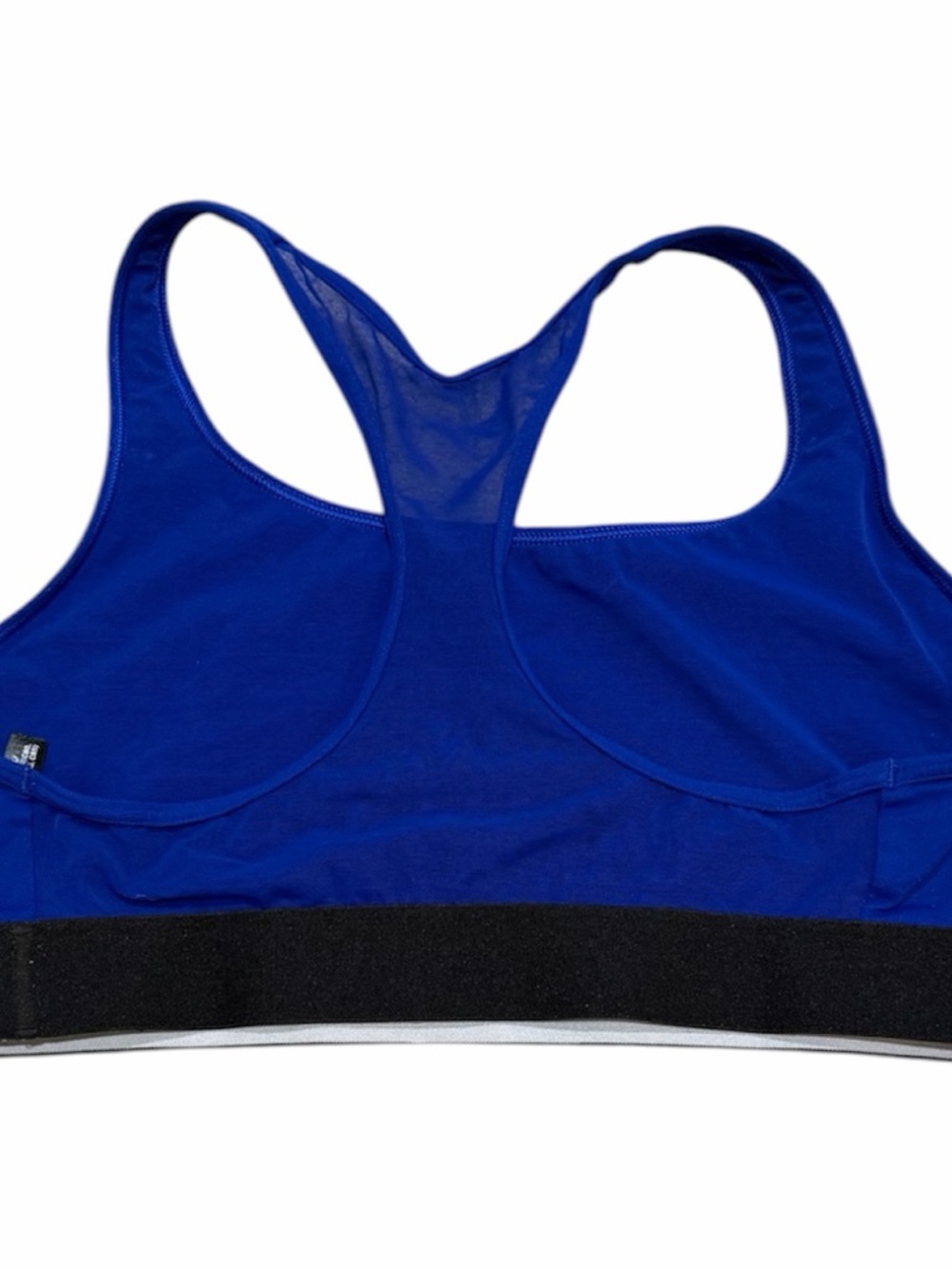 Blue Racerback Sports Bra - Picture 2 of 3